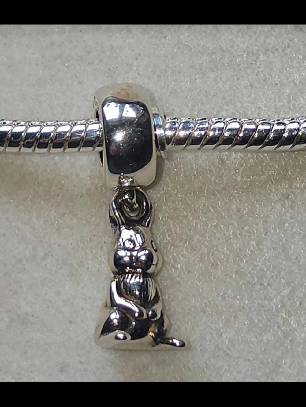 Disney Pandora Thumper Rabbit Dangle Charm Sterling Silver 925